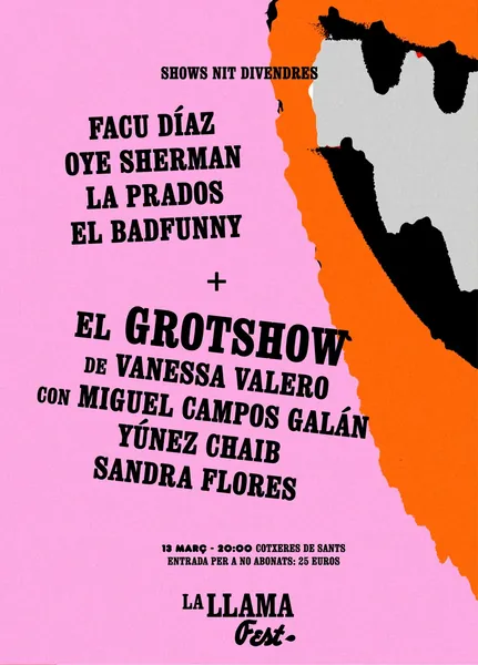 Cartel de los shows de noche de 2026: Viernes 13 de marzo